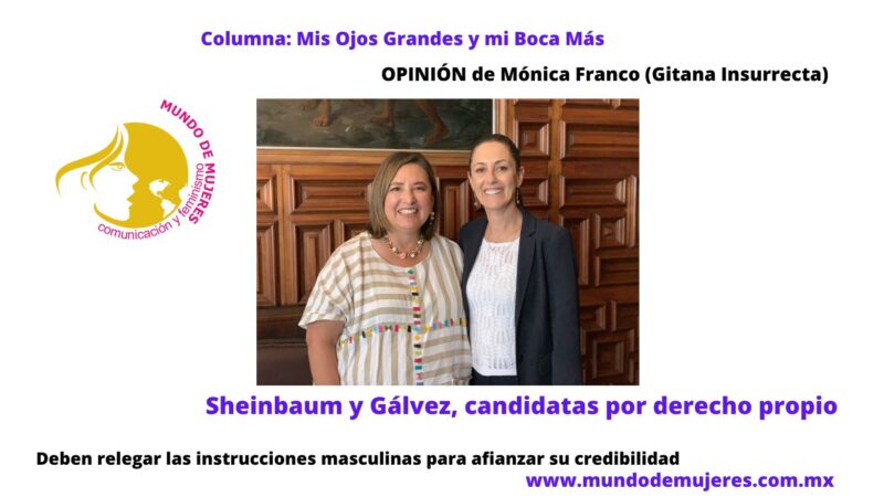 Sheinbaum y Gálvez, candidatas por derecho propio