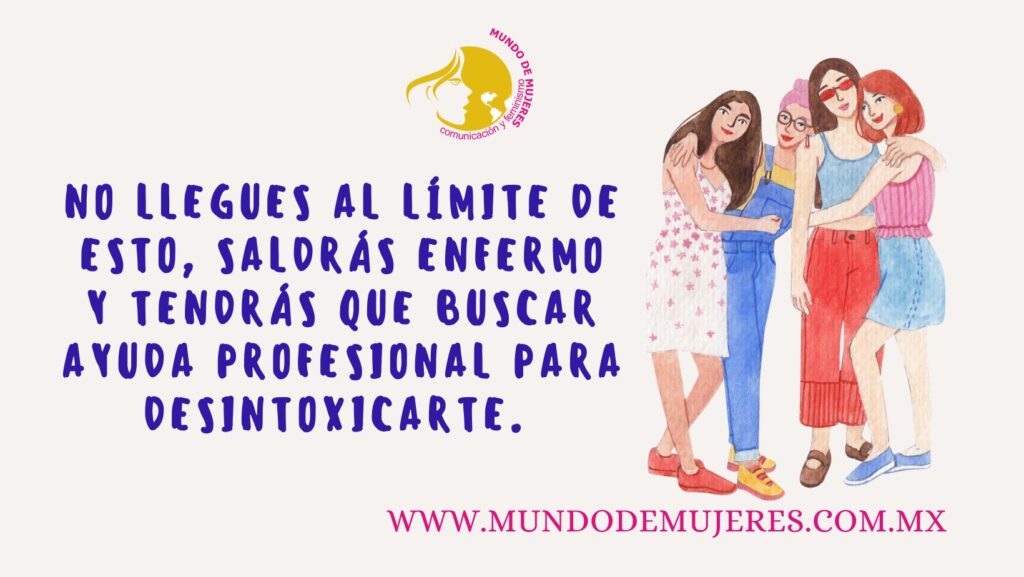 busca apoyo en tus amigas 