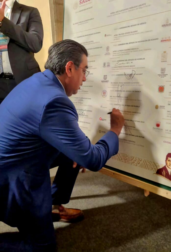 Participa Sergio Salomón en reunión para dar seguimiento al Plan Nacional de Reconstrucción