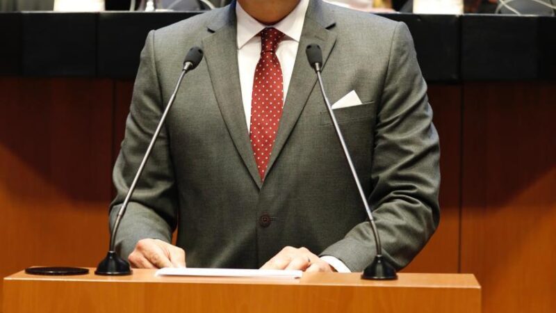 Senado de la República concede licencia a Alejandro Armenta