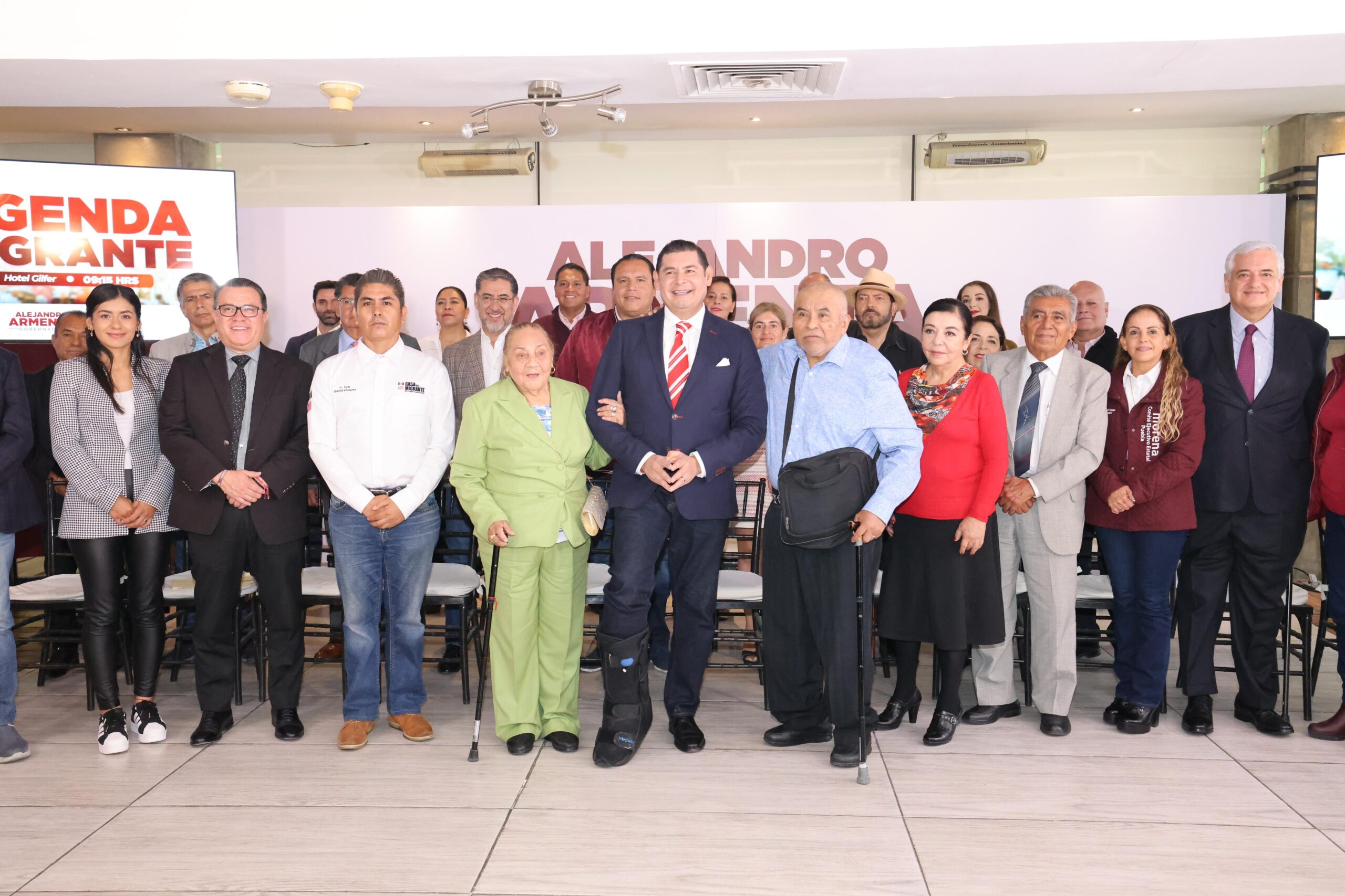 Presentará Alejandro Armenta iniciativa de alcalde y diputado migrante en Puebla