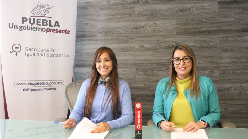Difundirá Cinemex en Puebla campaña para prevenir violencia contra mujeres