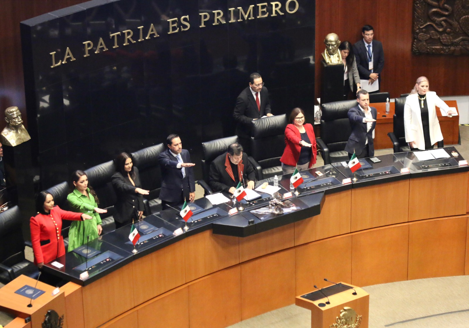 Liz Sánchez rinde protesta como Senadora de la República en la Legislatura LXVI