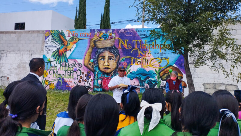 Con el proyecto “Paisaje Lingüístico” Jóvenes artistas refuerzan identidad y lengua de pueblos indígenas