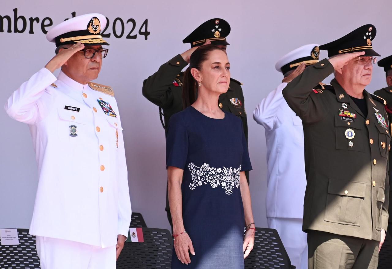 La Armada de México es baluarte de libertad, independencia y democracia que contribuye al desarrollo nacional: Claudia Sheinbaum