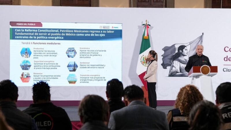 Presidenta Claudia Sheinbaum presenta Plan de Trabajo 2025-2030 de PEMEX para garantizar la soberanía nacional