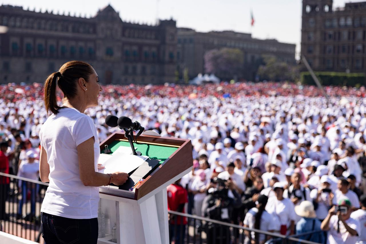 En México construimos paz y prosperidad: Presidenta Claudia Sheinbaum 🥊🥊