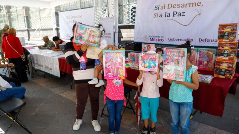 Gran participación en Programa “Sí al Desarme, Sí a la Paz” en Puebla