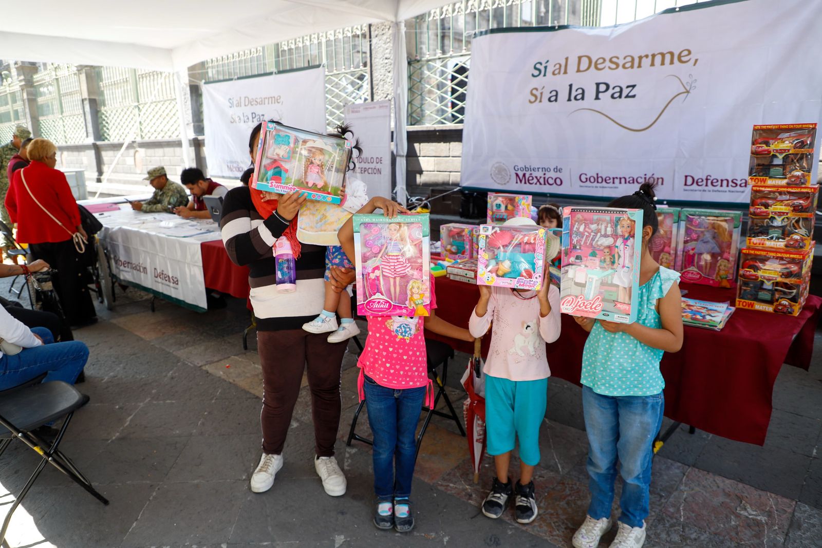 Gran participación en Programa “Sí al Desarme, Sí a la Paz” en Puebla