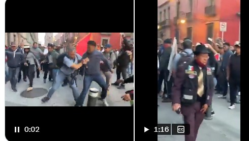 Maestros de la CNTE bloquean accesos a Palacio Nacional y al Zócalo de la CDMX