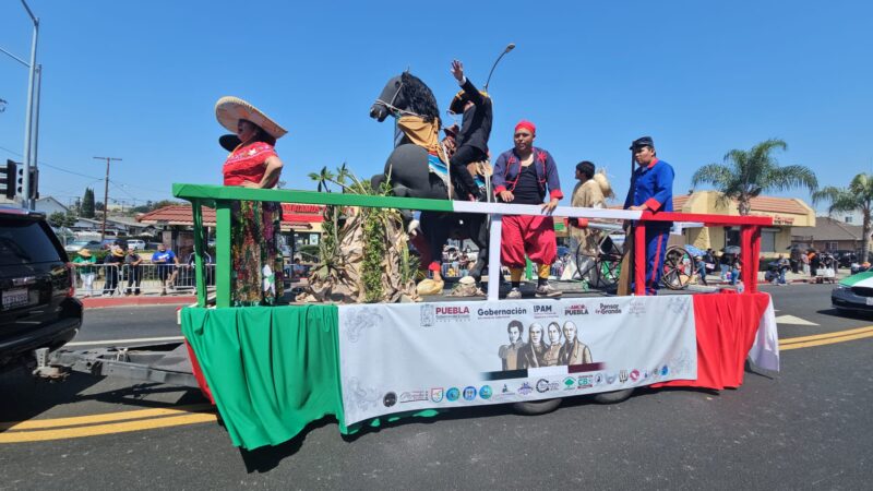 Desde Puebla se acompaña a la comunidad migrante en festejos patrios en Estados Unidos