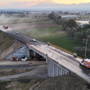 Abren el paso vehicular en el Bulevar Aeropuerto de Huejotzingo