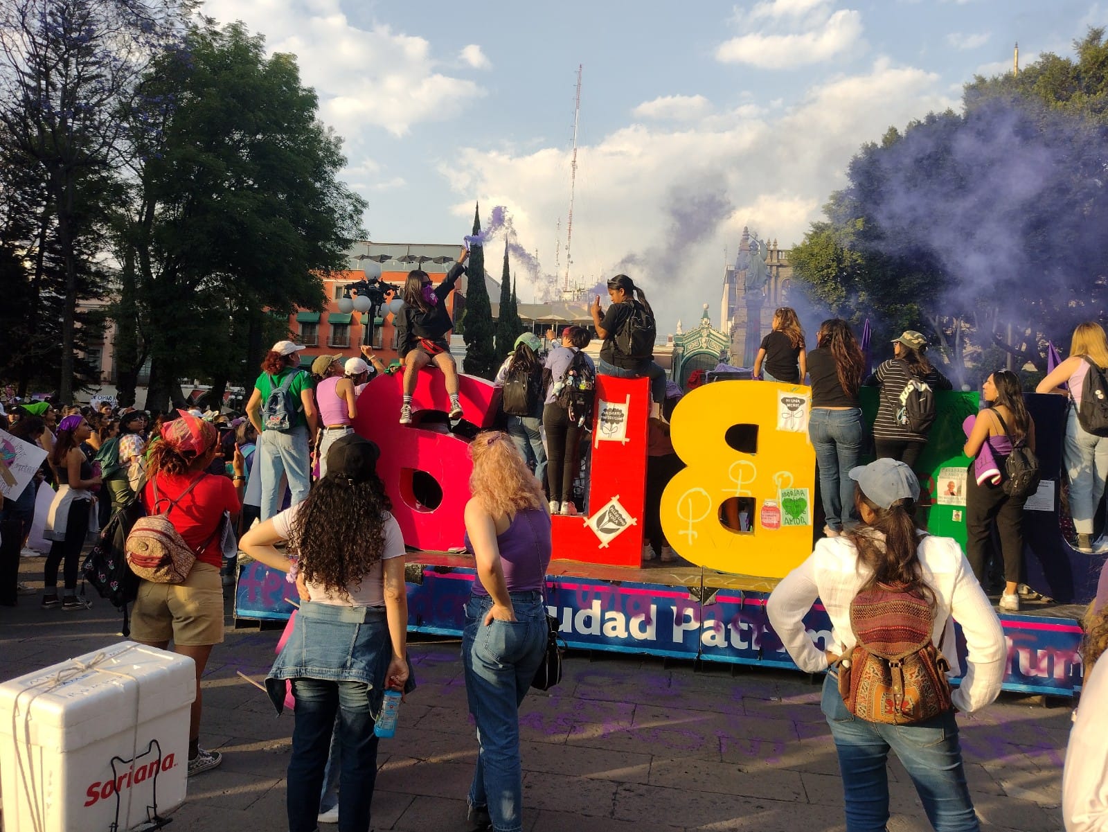 Respaldo total a mujeres el 8 de marzo, Puebla preserva su derecho a expresarse