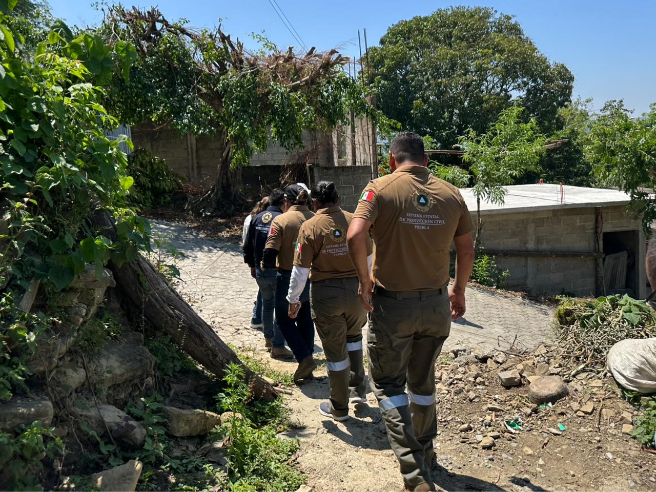 Respuesta inmediata a familias afectadas por lluvias en Pantepec
