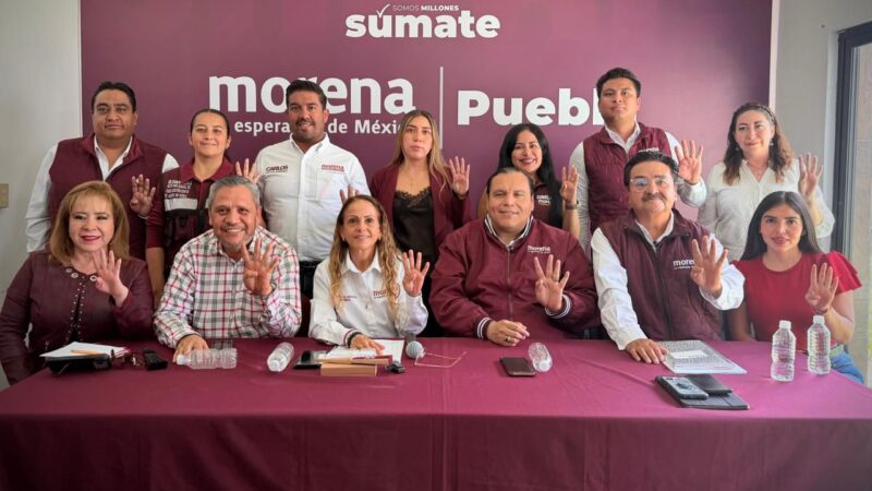 Morena Puebla respalda acciones que generan bienestar para las familias