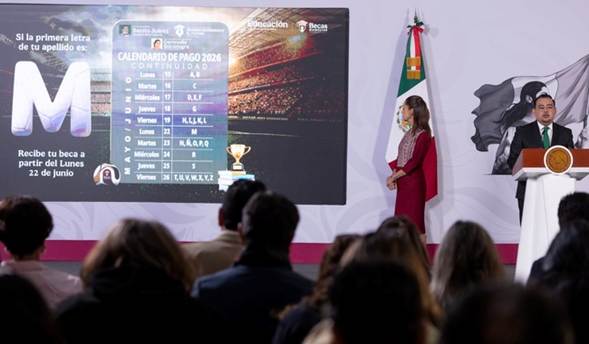 Becas para el Bienestar generan igualdad e impulsan a las niñas y niños a estudiar: Presidenta Claudia Sheinbaum