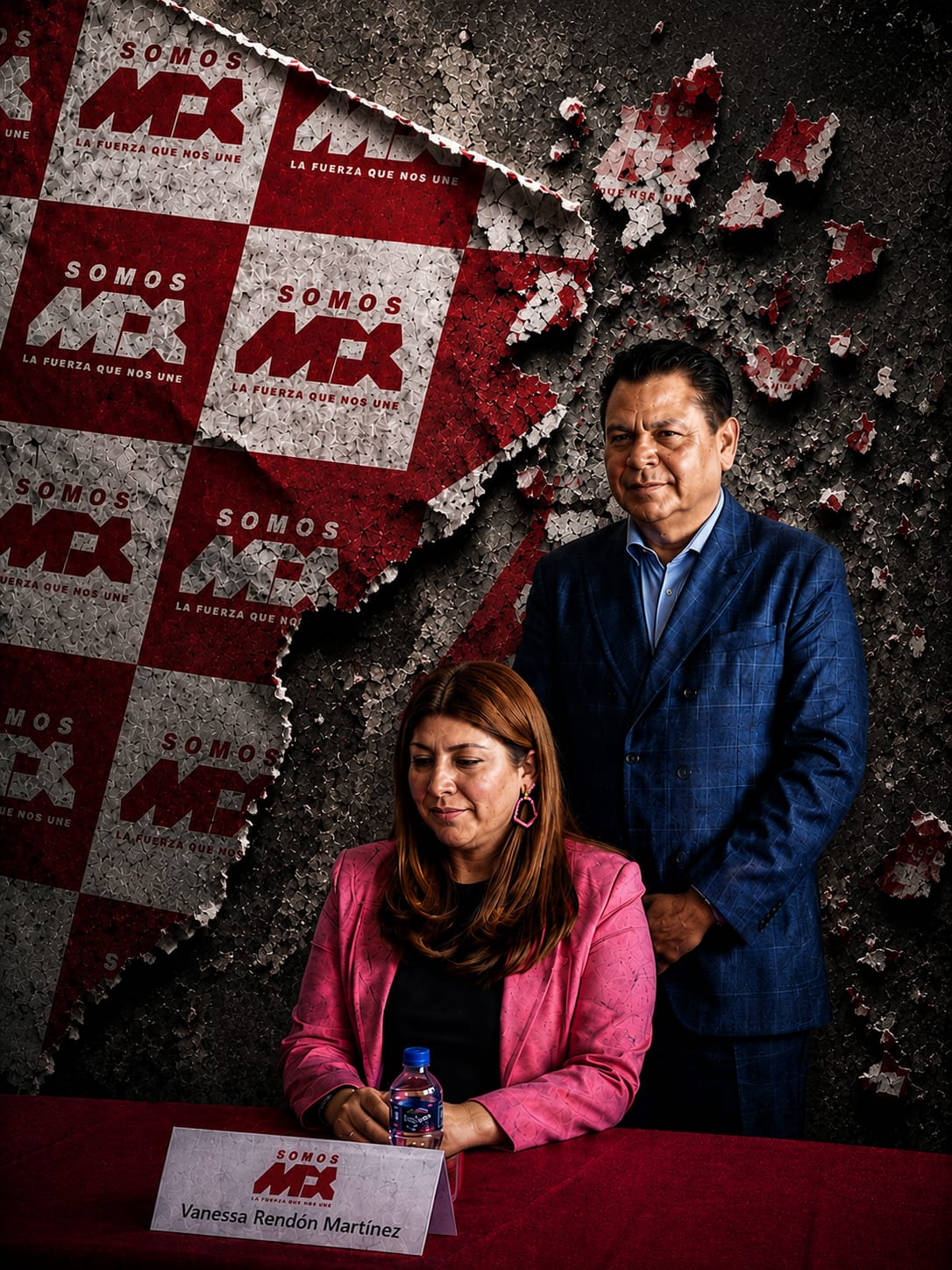 Militantes en Puebla del nuevo partido SOMOS MÉXICO critican nepotismo del dirigente Julián Rendón