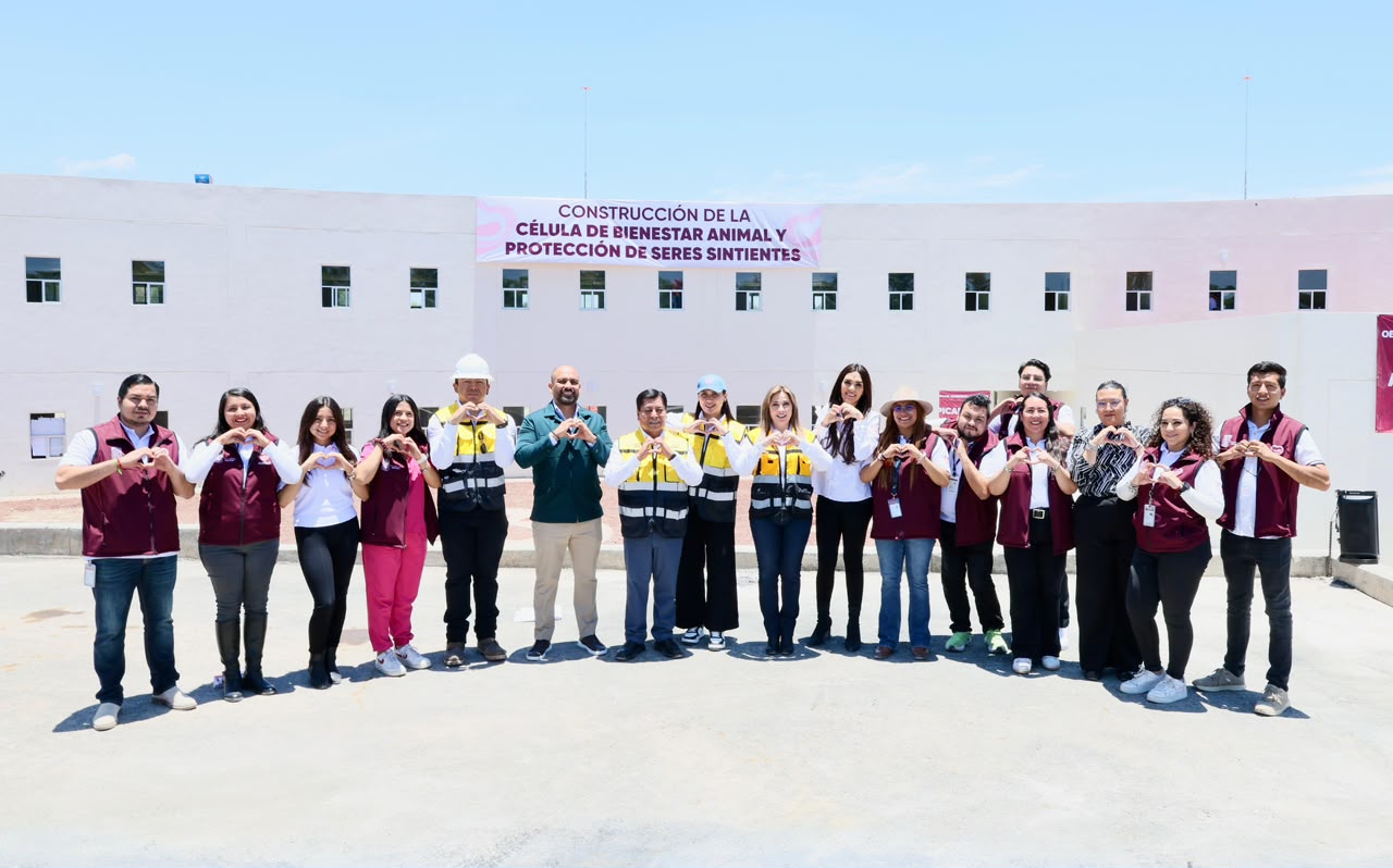 Registra 77% de avance la Primera Célula de Bienestar Animal de Puebla