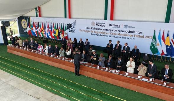 Cuando México trabaja unido, no hay desafío que no podamos enfrentar: Presidenta entrega reconocimientos a por Plan Kukulkán