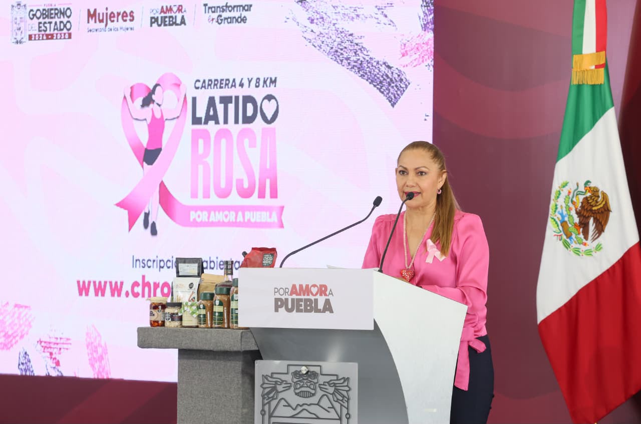 Puebla suma esfuerzos por la salud de las mujeres con latido rosa