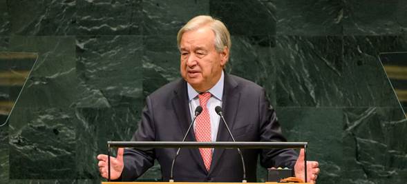 Guterres alerta de un mundo en plena reconfiguración del poder: entre Estados, corporaciones y máquinas