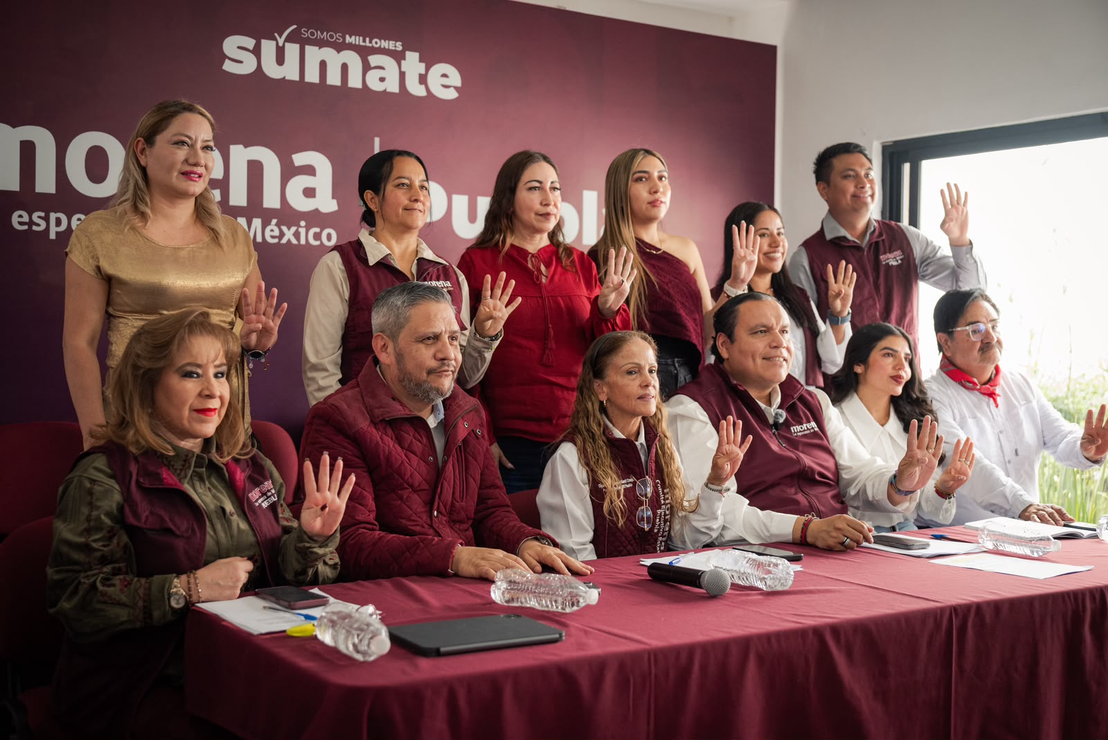 Con 72%de aprobación a Claudia Sheinbaum, MORENA Puebla celebra 15 años de historia