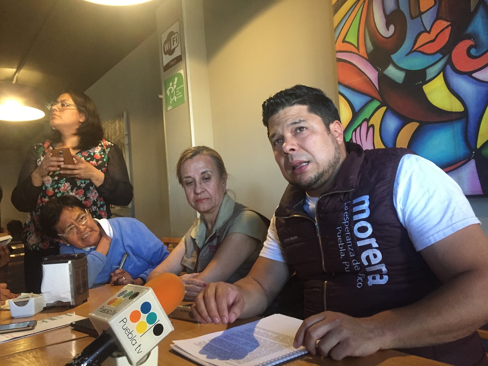 Morena Puebla informa que han girado Orden de aprehensión contra Gabriel Biestro