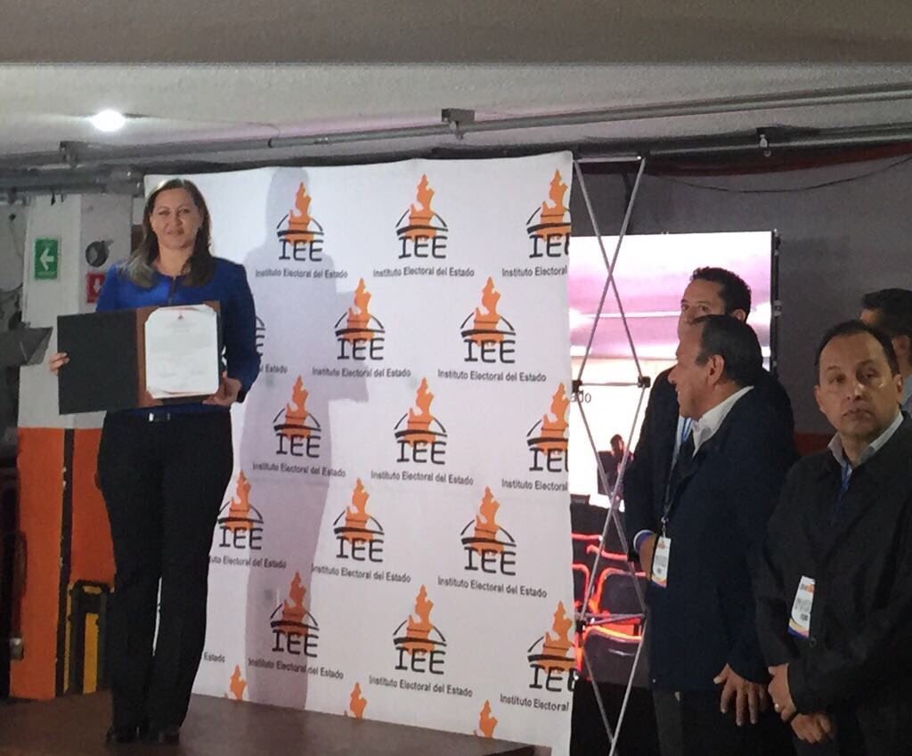 Martha Erika recibe constancia de mayoría como gobernadora electa de Puebla