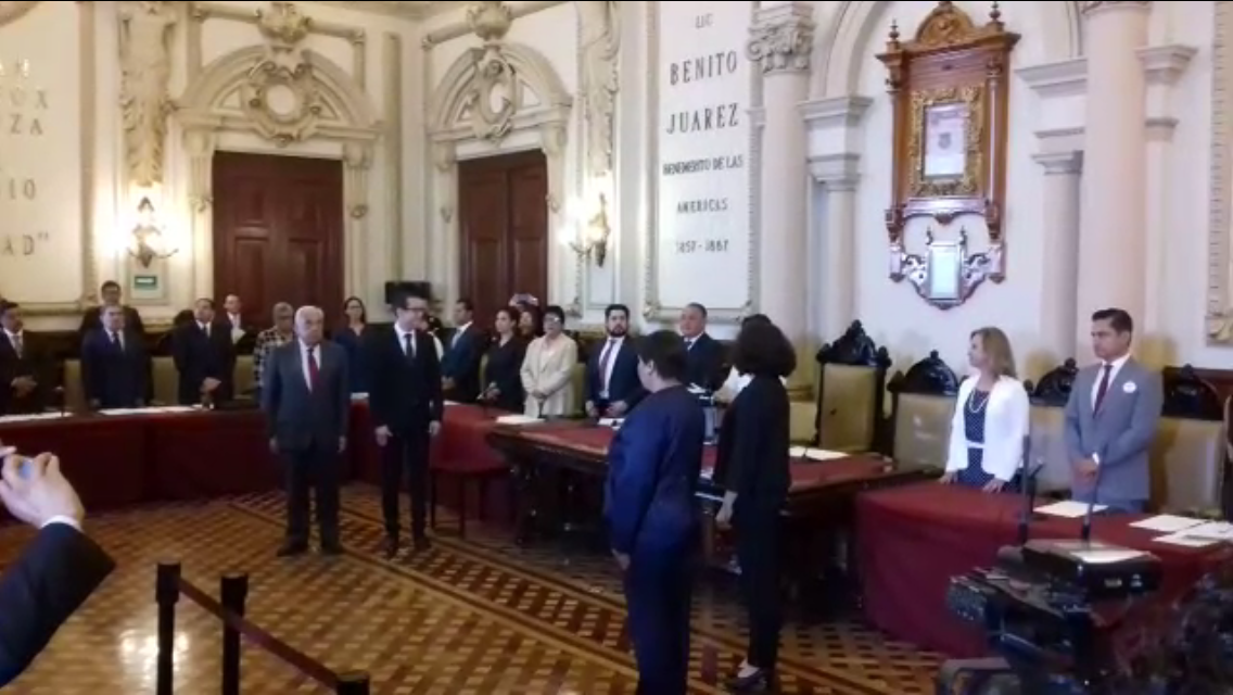 Claudia Rivera nombra a titulares de SSPTM, Contraloría, Tesorería y secretaria del ayuntamiento