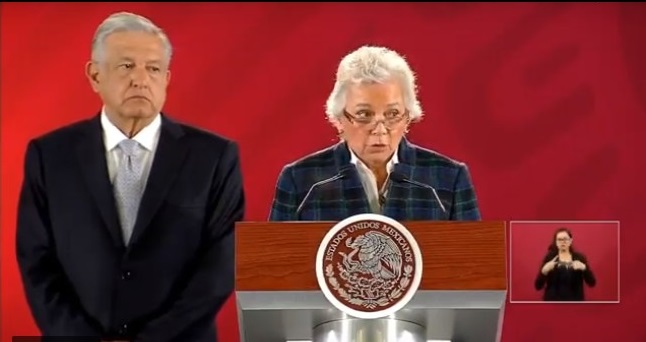 Anuncia Olga Sánchez Cordero la terna para dirigir el INMUJERES; el presidente AMLO dará a conocer el nombre de la titular