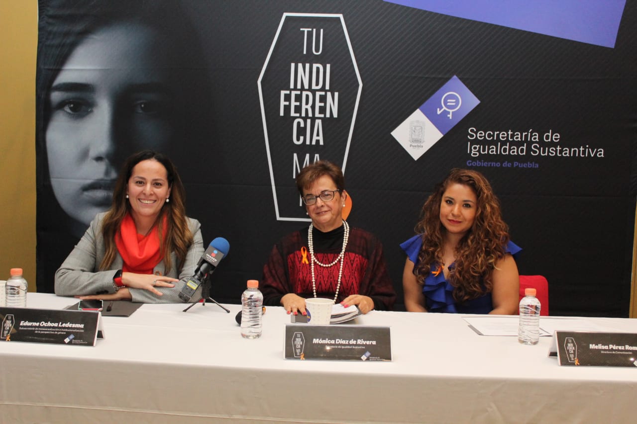 Secretaría de Igualdad Sustantiva presenta la campaña #TuIndiferenciaMata