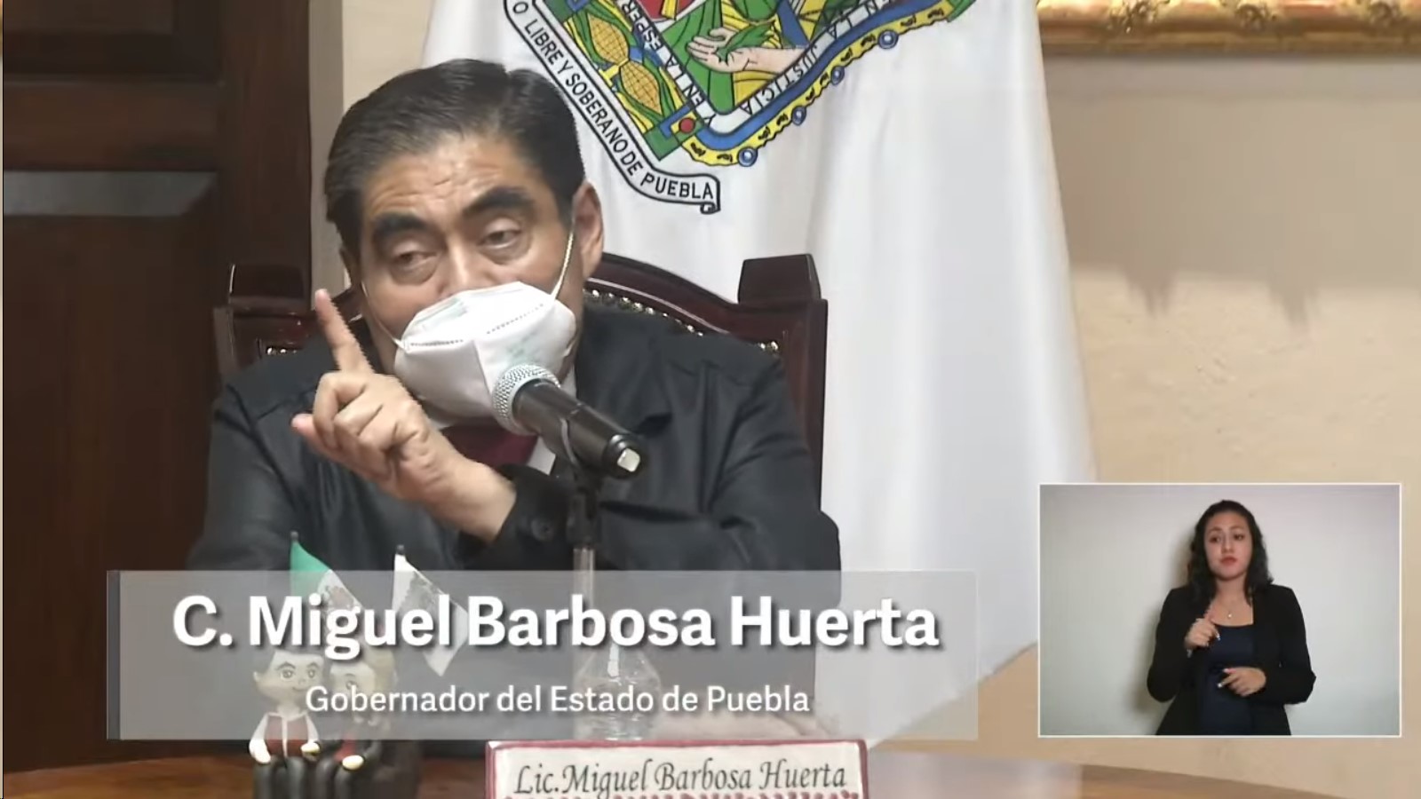 Puebla le cierra las puertas a delincuentes y narcos: Miguel Barbosa