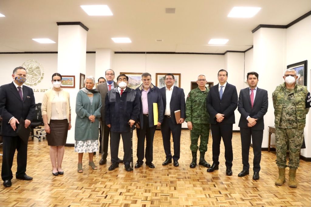 Fortalece Barbosa estrategia de seguridad para Puebla con Gabinete de Seguridad Federal