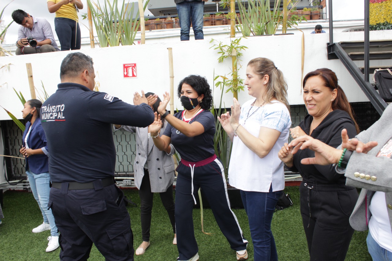 Brinda Igualdad Sustantiva Puebla taller de técnicas de autoprotección para mujeres