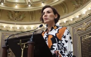 Mónica Silva Ruiz presidenta de la Comisión de Gobernación y Puntos Constitucionales del Congreso del Estado de Puebla