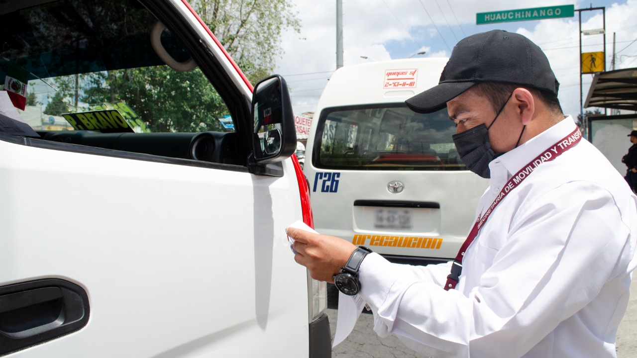 Retiran 154 concesiones de transporte público en Puebla por utilizar documentos falsos
