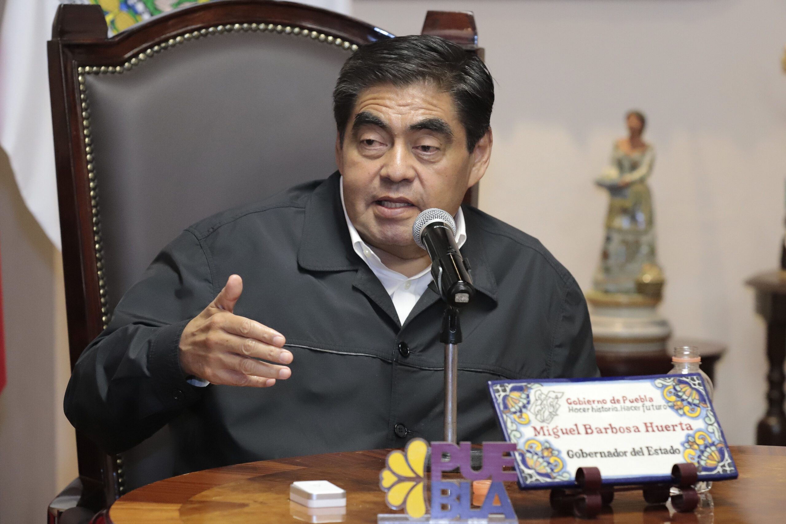 Puebla no protege a empresas contaminantes; privilegios quedaron en el pasado: Miguel Barbosa