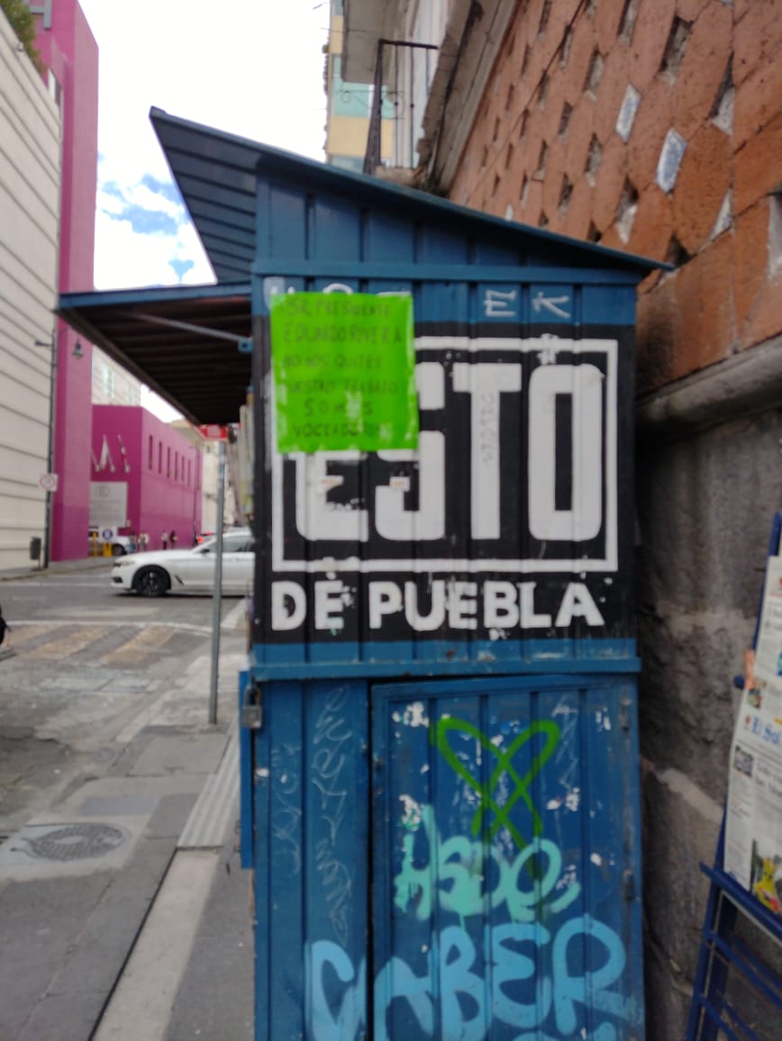 Llama el gobernador Miguel Barbosa al alcalde Eduardo Rivera a dialogar con voceadores del Centro Histórico
