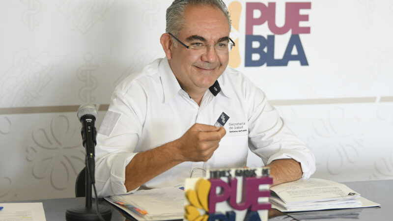 Solo cinco personas hospitalizadas por la COVID-19 reporta Salud en Puebla