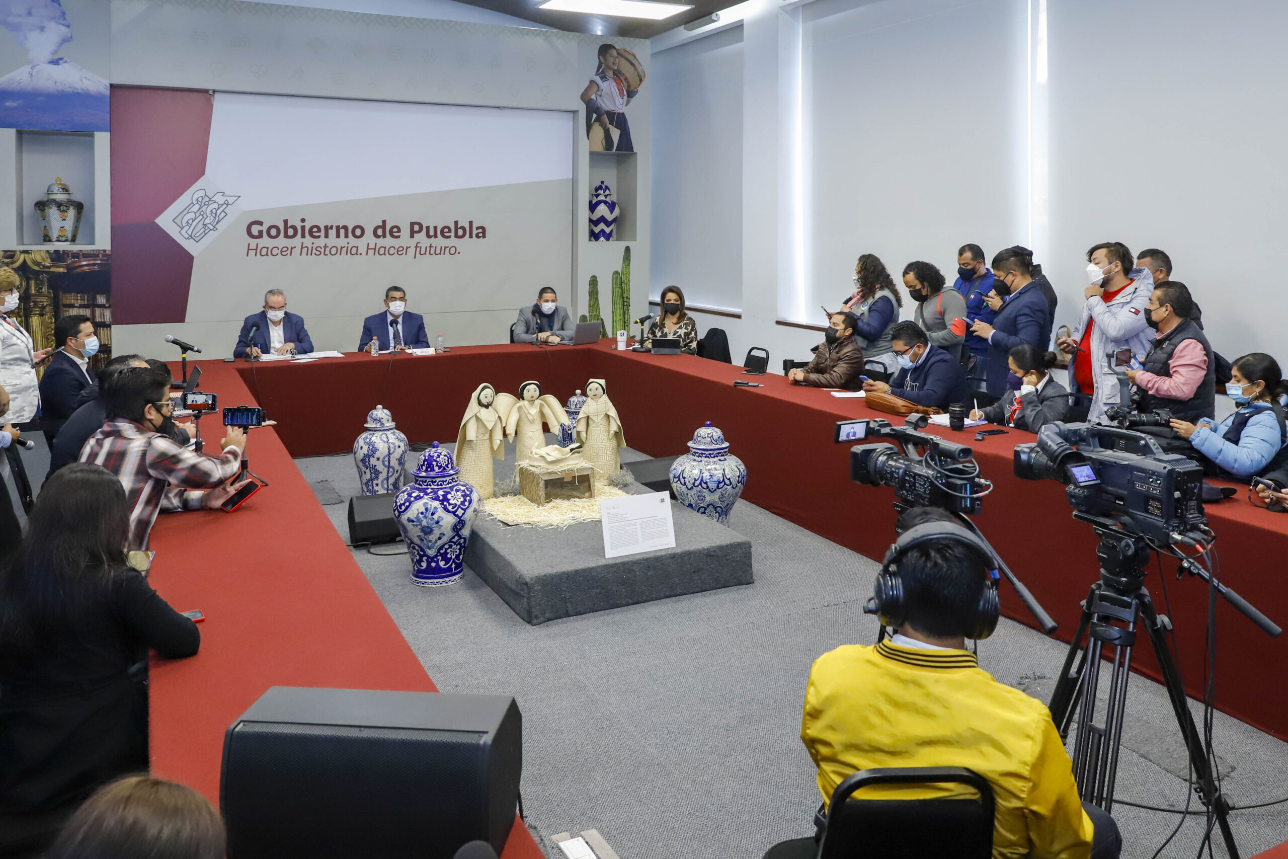 Puebla está más unida que nunca y avanza hacia el mismo frente: Sergio Salomón