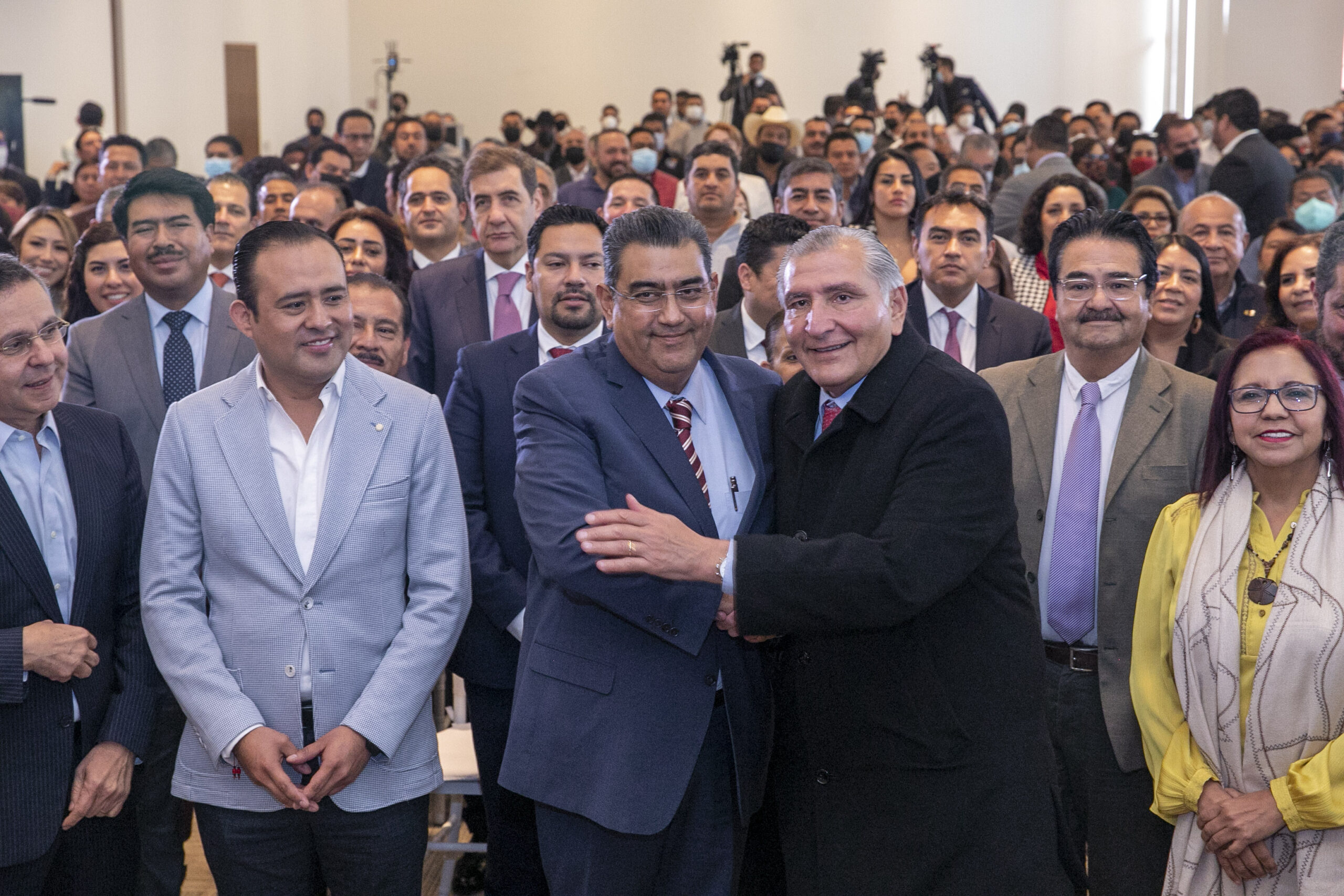 Respalda gobierno federal a Sergio Salomón Céspedes consolidará legado de Miguel Barbosa: Adán Augusto