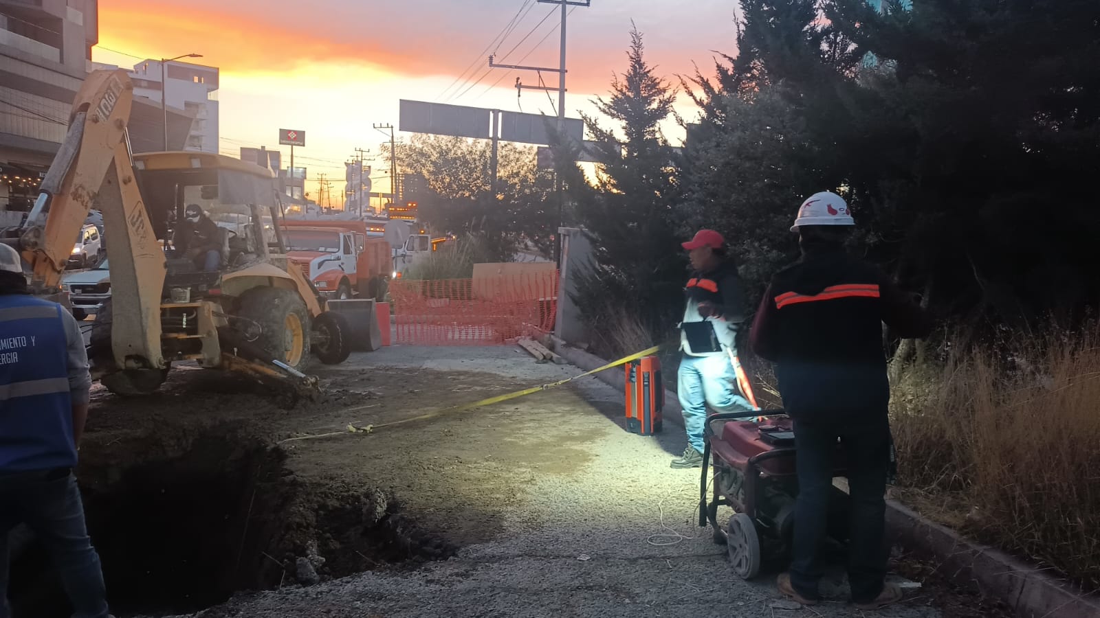 Agua de Puebla realiza trabajos de Interconexión y Reforzamiento de la Línea de Conducción Atlixcáyotl