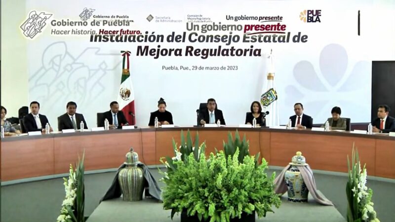 Puebla ofrece las mejores condiciones para invertir: Sergio Salomón