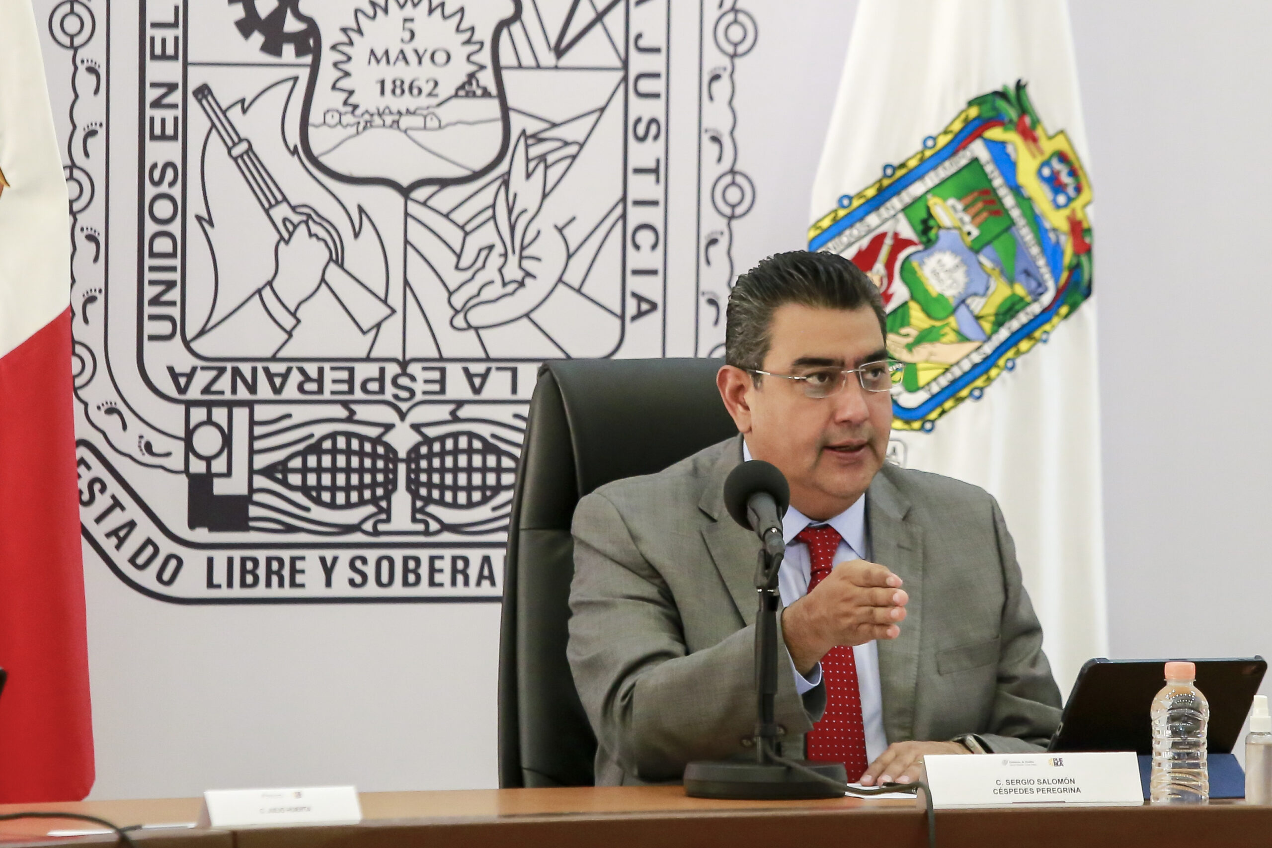 Cumple Sergio Salomón Céspedes 100 días de gobierno, destaca confianza de inversionistas en Puebla