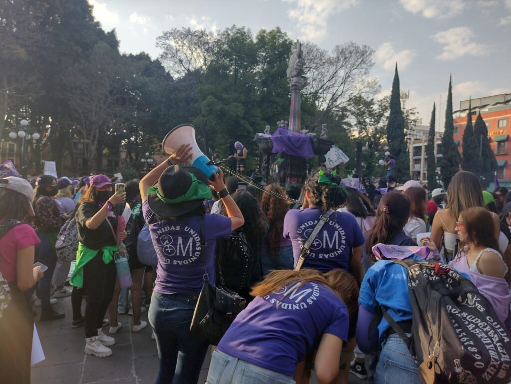 Marcha 8 de marzo en Puebla