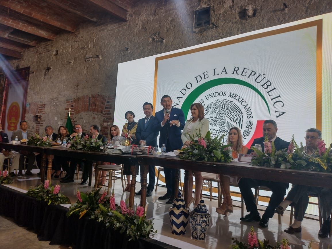 Senador Alejandro Armenta fortalece relaciones económicas y empresariales de Puebla con Alemania y China
