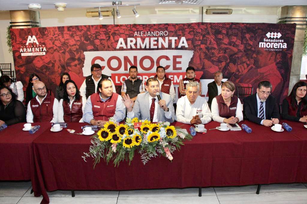 Alejandro Armenta afirma que aspira a convertirse en la “corcholata” para gobernador de las y los poblanos en comicios de 2024