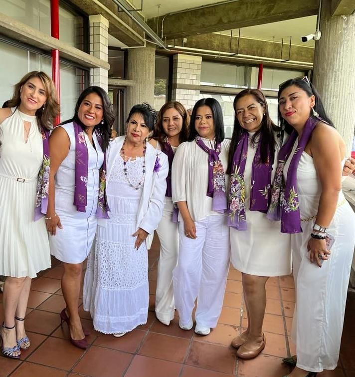 Rinden protesta nuevas integrantes del colectivo 50 más 1, Capitulo Puebla