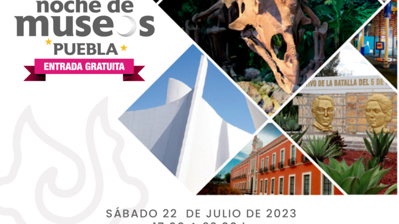 Séptima “Noche de Museos” este sábado en Puebla