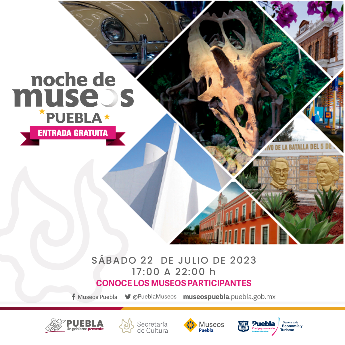 Séptima “Noche de Museos” este sábado en Puebla